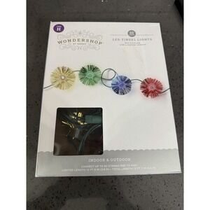 20ct Christmas Tinsel Lights Multi-Colored with Green‎ Wire - Wondershop